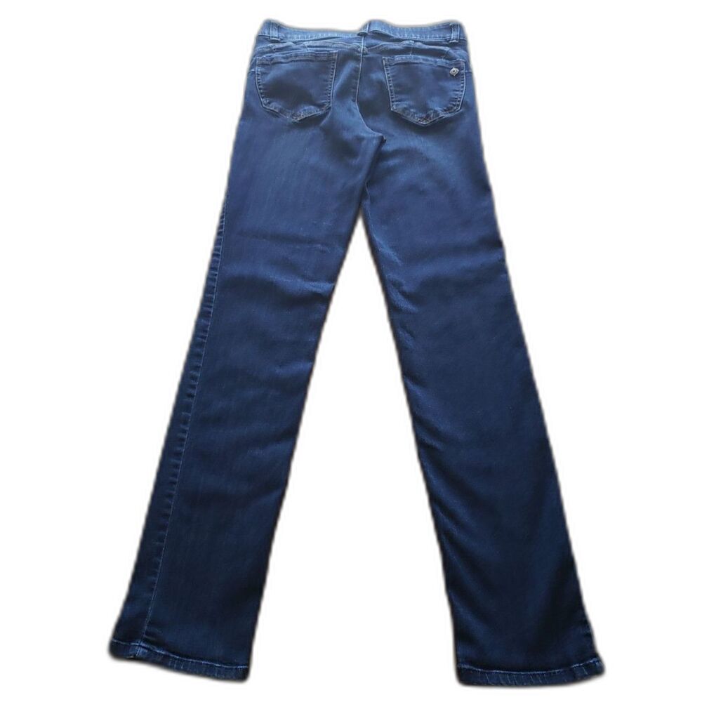 Democracy - "Ab" Solution - Tall Straight Leg Jean - Dark Blue - Women Size 4 - Picture 5 of 8